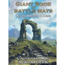 Loke Battle Mats Giant Book of Battle Mats Wrecks & Ruins* Kart & Battlemaps
