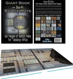 Loke Battle Mats Giant Book of Sci-Fi Battle Mats* Kart & Battlemaps