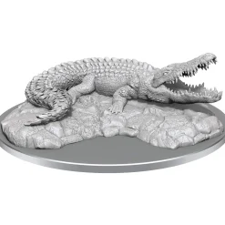 WizKids Monstere|Tilbehør^Giant Crocodile (Wave 21) Deep Cuts Unpainted Miniature