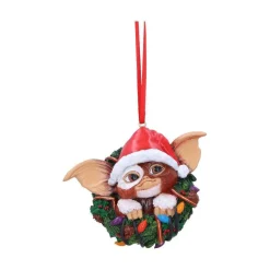 Gremlins-jul Gizmo in Wreath Hanging Ornament 10 cm* Julekuler|Julepynt