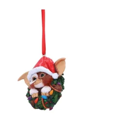 Gremlins-jul Gizmo in Wreath Hanging Ornament 10 cm* Julekuler|Julepynt