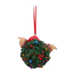 Gremlins-jul Gizmo in Wreath Hanging Ornament 10 cm* Julekuler|Julepynt