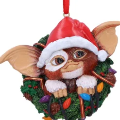 Gremlins-jul Gizmo in Wreath Hanging Ornament 10 cm* Julekuler|Julepynt