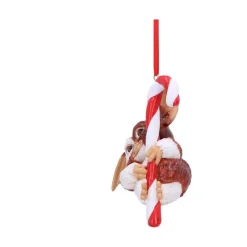 Gremlins-jul Gizmo on Candy Cane Hanging Ornament 11 cm* Julekuler|Julepynt