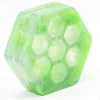 Udixi Dice Boks^Glitter and Green Hexagon Resin Dice Box