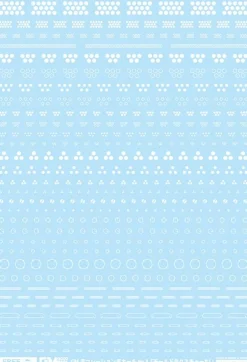 Klistremerker^GM Decoration Mold Texture #3 White Decals