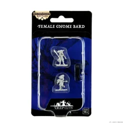 WizKids Karakterer^Gnome Female Bard (Wave 15) Pathfinder Deep Cuts Unpainted Miniature Figur