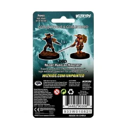 WizKids Karakterer^Goblin Male Rogue & Goblin Female Bard (Wave 15) Dungeons & Dragons Nolzurs Marvelous Unpainted Miniature Figur