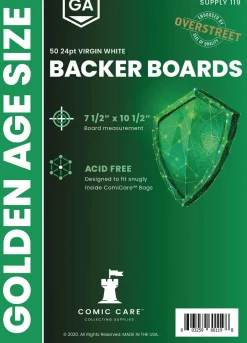 Tilbehør & Oppbevaring^Golden Size Comic Boards (50)