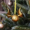 Harry Potter-jul Julekuler|Julepynt^Golden Snitch Hanging Ornament