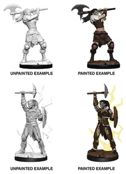 WizKids Karakterer^Goliath Female Barbarian (Wave 10) Dungeons & Dragons Nolzurs Marvelous Unpainted Miniature Figur