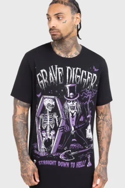 Haunted Lifestyle Grave Digger T-Shirt* T-Skjorter