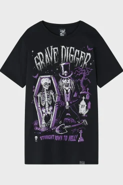 Haunted Lifestyle Grave Digger T-Shirt* T-Skjorter