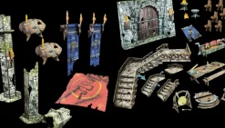 Battle Systems Great Hall of Khaarastad* Kart & Battlemaps|Terreng & Tilbehør