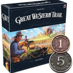 Great Western Trail Tilbehør Til Brettspill^Metal Coins (56)