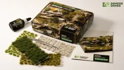 Gamers Grass Basing & Modellering^Green Grass Tuft Starter Box