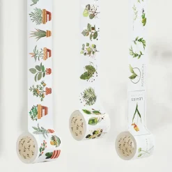 Tilbehør^Green Oasis Washi Tape Sticker Set