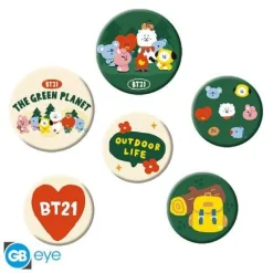 Buttons^Green Planet Badge Pack