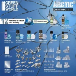 Green Stuff World Basing & Modellering^: Arctic Basing Set