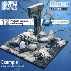 Green Stuff World Basing & Modellering^: Arctic Basing Set