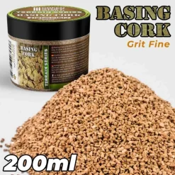 Green Stuff World Basing & Modellering^: Basing Cork Grit Fine 200ml