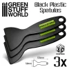 Green Stuff World Verktøy^: Black Plastic Spatulas