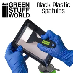 Green Stuff World Verktøy^: Black Plastic Spatulas