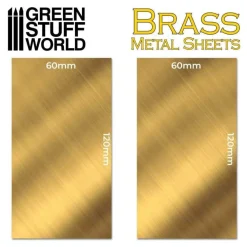 Green Stuff World : Brass Metal Sheets 60x120mm* Verktøy
