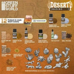 Green Stuff World Basing & Modellering^: Desert Basing Set