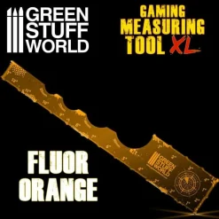 Green Stuff World Verktøy^: Fluor Orange Gaming Measuring Tool XL