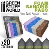 Green Stuff World Verktøy^: Foam Sanding Pads Fine Grit Assortment