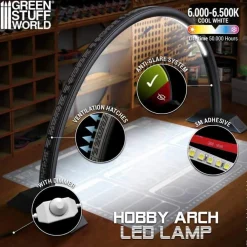 Green Stuff World : Hobby Arch LED Lamp Darth Black* Verktøy