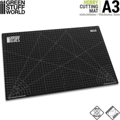 Green Stuff World Verktøy^: Hobby Cutting Mat A3 Black