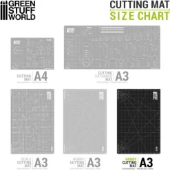 Green Stuff World Verktøy^: Hobby Cutting Mat A3 Black