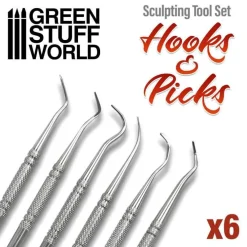Green Stuff World : Hooks & Picks Sculpting Tool Set* Verktøy
