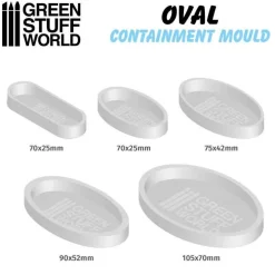 Green Stuff World : Oval Containment Mould x5* Verktøy