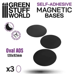Green Stuff World : Oval Magnetic Bases 120x92mm* Basing & Modellering