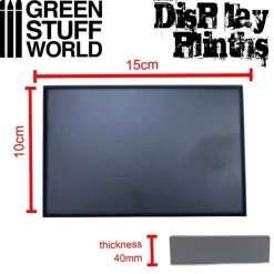 Green Stuff World Basing & Modellering^: Rectangular Plinth 15x10 cm