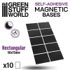 Green Stuff World : Rectangular Megnetic Bases 50x75mm* Basing & Modellering