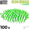 Green Stuff World Basing & Modellering^: Resin Crystals Green, Small