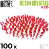 Green Stuff World Basing & Modellering^: Resin Crystals Red, Small