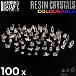 Green Stuff World : Resin Crystals Colourable, Small* Basing & Modellering