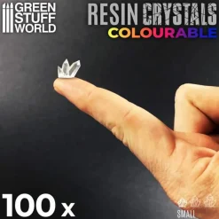 Green Stuff World : Resin Crystals Colourable, Small* Basing & Modellering
