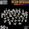 Green Stuff World Basing & Modellering^: Resin Crystals Colourable, Medium