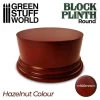 Green Stuff World : Round Block Plinth Hazelnut 10 cm* Basing & Modellering