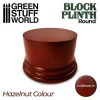 Green Stuff World : Round Block Plinth Hazelnut 8 cm* Basing & Modellering