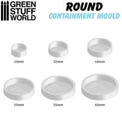 Green Stuff World : Round Containment Mould x6* Verktøy
