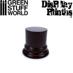 Green Stuff World Basing & Modellering^: Round Display Plinth Hazelnut 4,5 cm