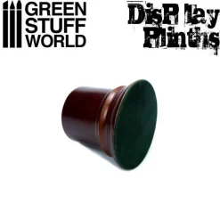 Green Stuff World Basing & Modellering^: Round Display Plinth Hazelnut 4,5 cm