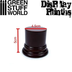 Green Stuff World Basing & Modellering^: Round Display Plinth Hazelnut 4,5 cm